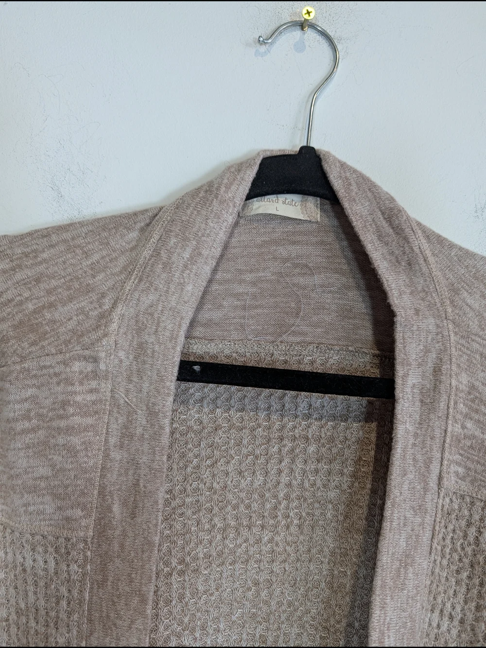 Altar'd State Open-Front Soft Cardigan Sweater, Size Large